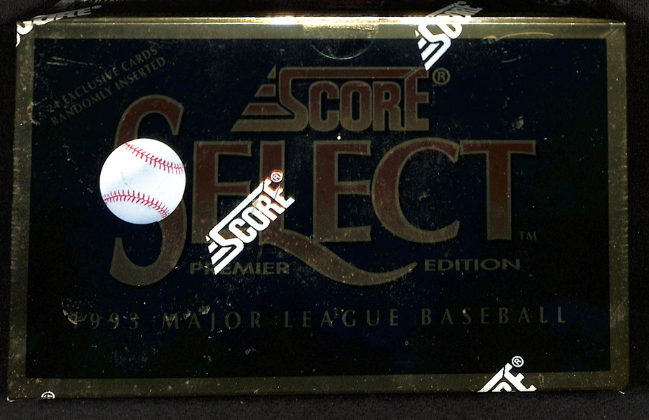 Lot of (5) Sealed Baseball Wax Boxes w. a 1993 Score Select Baseball